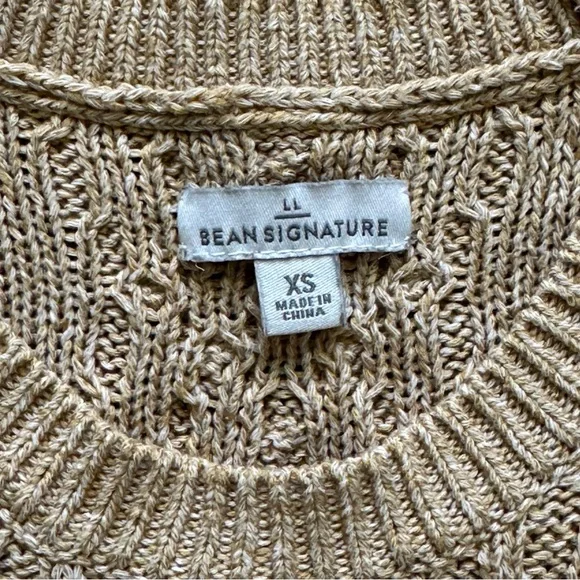 L.L. Bean Signature Sweater Size XS Yellow - Picture 2 of 9